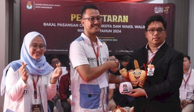 Pasangan calon Wali Kota dan Wakil Wali Kota Makassar, Andi Seto-Rezki Mulfiati (Ist)