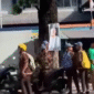 Tangkapan layar video  penyerangan di SMA 16 Makassar. (Foto Istimewa)