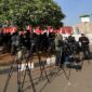 Sejumlah awak media dan polisi sudah mulai berkumpul di depan gedung DPR RI (Ist)