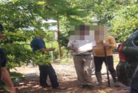 Foto ini diambil pada 24 Oktober 2022, diduga merupakan proses pengembalian batas tanah (Dokumentasi, BS)