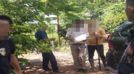 Foto ini diambil pada 24 Oktober 2022, diduga merupakan proses pengembalian batas tanah (Dokumentasi, BS)