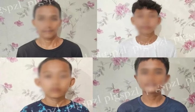 4 pelaku pembunuhan dan pemerkosaan Siswi SMP di Palembang ditangkap (Ist)
