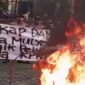 Aksi demonstrasi GMNI di depan Gedung KPK