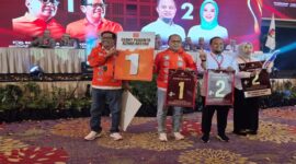 KPU Sulsel resmi menggelar pengundian nomor urut pasangan calon gubernur dan wakil gubernur Sulsel untuk Pilgub 2024 (Ist)