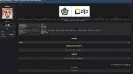 Tampilan Layar Data NPWP dari Peretas Bjorka