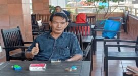 Ketua Relawan “Ewako” Bang Edo yang  juga sekaligus Ketua DPD Laskar PALAPA Sulsel
