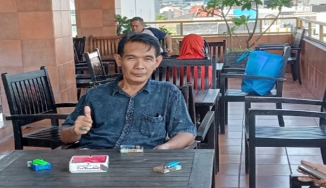 Ketua Relawan “Ewako” Bang Edo yang  juga sekaligus Ketua DPD Laskar PALAPA Sulsel