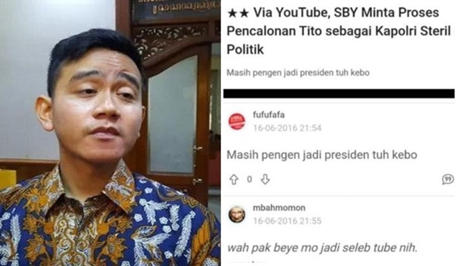 Foto Kolase Gibran dan Akun Misterius Fufufafa