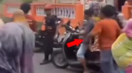 Tangkapan Layar Video Jenazah Korban Tenggelam Diangkut Motor