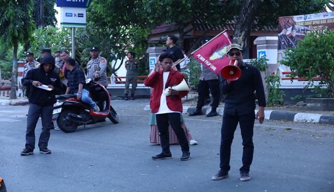 Aksi Demontrasi Ketua IMM Serukan Pemecatan Kapolda Sulsel