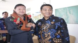 Ketua DPD Persatuan Jurnalis Indonesia (PJI) Sulsel, Akbar Hasan Noma Dg Polo (Kanan)