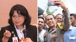 Foto Kolase : Poengky Indarti, Komisioner Kompolnas dan Kapolda Sulsel Irjen Andi Rian Djajadi (Ist)