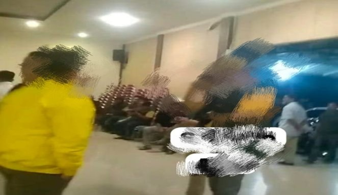 Sejumlah ASN di Lutra terlihat hadir dalam deklarasi paslon Muhammad Fauzi dan Adji Saputra pada 19 Agustus 2024