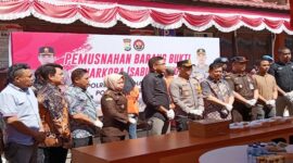 Polres Pelabuhan Makassar Musnahkan 6,7 Kg Sabu Senilai Rp6,7 Miliar, Selamatkan 3.000 Anak Bangsa (Ist)