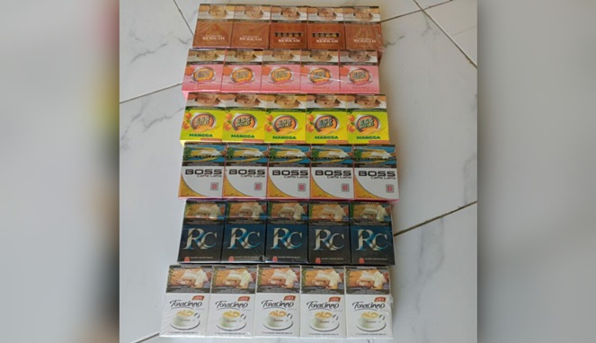 Penampakan merek-merek Rokok Ilegal yang beredar bebas di Kabupaten Gowa