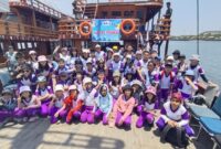 Siswa-siswi SD Bina Kasih Makassar mengikuti kegiatan outing class