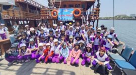 Siswa-siswi SD Bina Kasih Makassar mengikuti kegiatan outing class