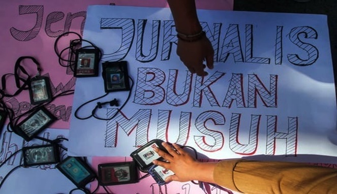 Foto Ilustrasi Wartawan bukan musuh (Ist)