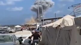 Kamp Pengungsi Al Mawasi di Gaza Dibombardir Israel (Ist)