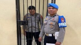 Oknum Polisi Briptu AL ditahan Propam Polda Sulsel (Ist)