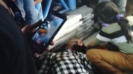 Tangkapan layar video salah satu korban terkapar usai terlibat duel berdarah
