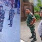 Tangkapan Laya Video : Foto Kolase, Oknum TNI yang juga merupakan adik kandung Menteri Pertanian, Andi Amran Sulaiman (Ist)