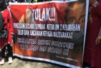 Ratusan Warga Menggelar Aksi Demonstrasi Copot Lurah Tallo (Ist)