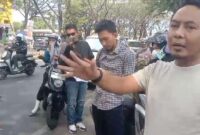 Tangkapan Layar Video Andi Irwandi Ditilang