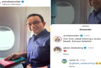 Tangkapan Layar Status Instagram Anies Baswedan