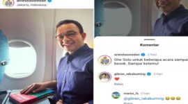 Tangkapan Layar Status Instagram Anies Baswedan