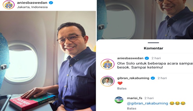 Tangkapan Layar Status Instagram Anies Baswedan