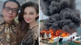 Foto Kolase : Cagub Maluku Utara Benny Laos Meninggal Dunia Istri Selamat dalam Insiden kebakaran Speedboat (Ist)