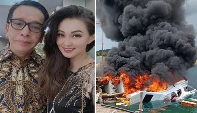 Foto Kolase : Cagub Maluku Utara Benny Laos Meninggal Dunia Istri Selamat dalam Insiden kebakaran Speedboat (Ist)