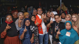 Danny Pomanto dan massa pendukung