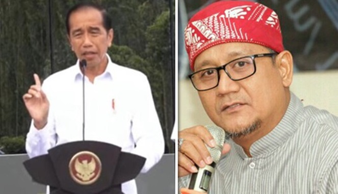 Foto Kolase : Jokowi dan Edy Mulyadi