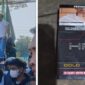 Foto Kolase : PTKP HMI Badko Sulselbar saat menggelar aksi demonstrasi dan Rokok HRJ Gold