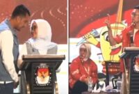 Foto Kolase : Cawawali Makassar nomor urut 2, Rezky Mulfiati Lutfi dan Cawawali Makassar nomor urut3, Ilham Ari Fauzi Amir Uskara