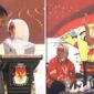 Foto Kolase : Cawawali Makassar nomor urut 2, Rezky Mulfiati Lutfi dan Cawawali Makassar nomor urut3, Ilham Ari Fauzi Amir Uskara