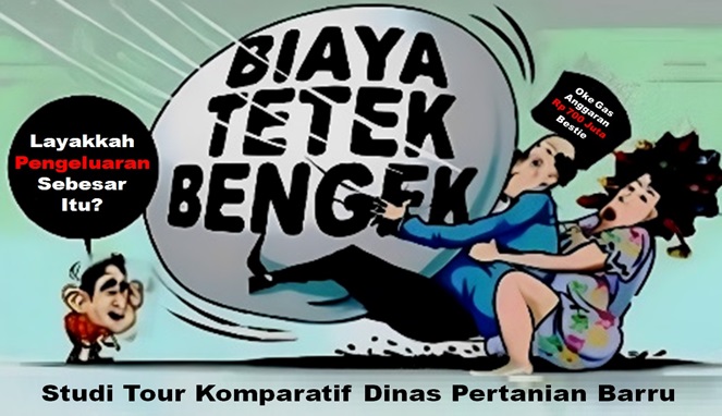 Ilustrasi Studi Tour Komparatif Dinas Pertanian Barru (Ist)