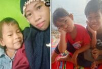 Foto Istri dan Anak Wawan yang hilang tanpa jejak di Kabupaten Gowa, Sulawesi Selatan (Ist)