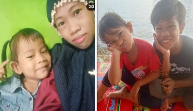 Foto Istri dan Anak Wawan yang hilang tanpa jejak di Kabupaten Gowa, Sulawesi Selatan (Ist)