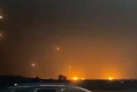 Tel Aviv Terbakar dampak serangan Iran ke Israel (Tangkapan Layar Video)