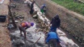 Proyek normalisasi saluran Lekopancing di Kecamatan Tanralili, Kabupaten Maros