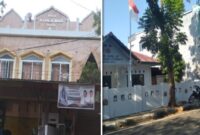 Foto Kolase : Masjid Kuala Mas dan Ruko Lantai 2 Dicaplok