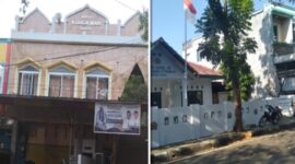 Foto Kolase : Masjid Kuala Mas dan Ruko Lantai 2 Dicaplok