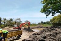 Aktivitas Tambang Ilegal di Desa Sawakong (Likuboddong), Kecamatan Galesong Selatan, Kabupaten Takalar (Ist).