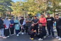 Pjs Wali Kota Makassar dan Plt. Kepala DPPKB Makassar turut memeriahkan acara HUT Sulsel ke-355