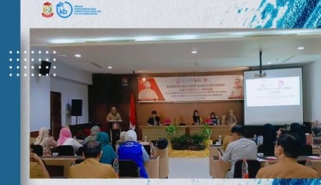 Plt Kepala DPPKB Makassar, Syahruddin, membuka acara dengan menekankan pentingnya kolaborasi lintas sektor