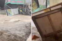 Foto Kolase : Banjir Bandang Melanda Kota Sukabumi