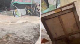 Foto Kolase : Banjir Bandang Melanda Kota Sukabumi